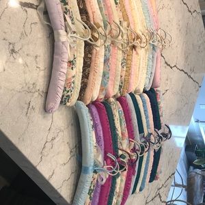 Satin covered padded hangers